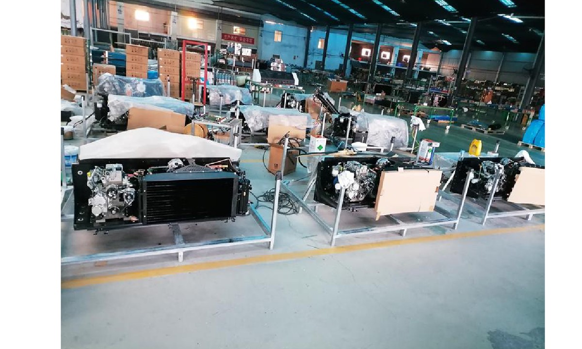 Snowfairy transport refrigeration unit assembly line